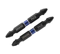 IRWIN Impact Double-ended Screwdriver Bits Phillips Ph2 60mm (pack 2) Irwin Multicolor