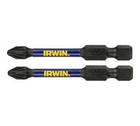 Irwin Impact Pro Performance Pozi Screwdriver Bits PZ1 57mm Pack of 2
