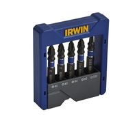 IRWIN - Impact Screwdriver Pocket Bit Set of 5 Pozi/Phillips/Torx PZ PH TX