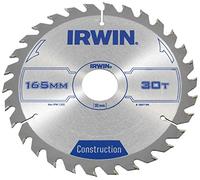 Irwin ATB Construction Circular Saw Blade 165mm 30T 30mm