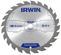 Irwin® 1907699 Construction Circular Saw Blade 184 X 16Mm X 24T Atb