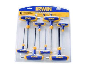 IRWIN IRWT10771-TBK Irwin T10771 T Handle Hex Key Set (8 Pieces)