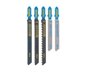 Irwin® IW1014501 Hcs/Hss T-Shank Jigsaw Blade Set 5 Piece