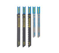 Irwin® IW1014502 Hcs/Hss U-Shank Jigsaw Blade Set 5 Piece