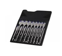 Irwin Tools Flat Bit Set XMS23FBIT17 – 17-Piece 4X Blue Groove