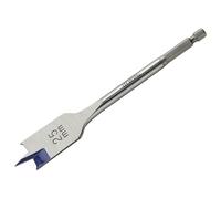 Irwin Flat Bit Set Blue Groove 4X Faster Cut 8 Piece