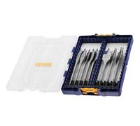 Irwin Iw4041010 Blue Groove 4X Flat Bit Set, 8 Piece Irwiw4041010
