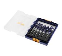 Irwin IW4042202 6 Piece Speedbor IR Blue Groove Wood Bit Set