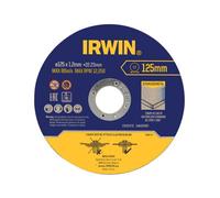 Irwin Iw8082106 Metal Cutting Disc 125 X 1.2 X 22.2mm Tin Of 10 Irwiw8082106