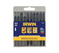 Irwin Jigsaw Blades X10 Assorted Wood Plastic Metal T-Shank 10505817 Irw10505817