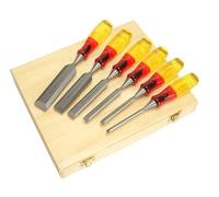 IRWIN Marples Bevel Edge Chisel Splitproof Handle Set 6: 6,10,12,18 25, & 32mm