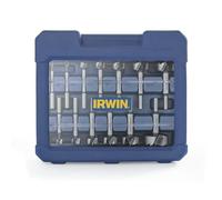 IRWIN Marples Forstner Bit Set, Wood Drill Bits, Made of Carbon Steel, Ideal for Fine Woodworking, Cabinet-making and more, 14 Pieces (1966893)