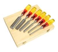 IRWIN Marples M373 Split Proof Bevel Edge Chisels 6 Piece Wooden Box Set