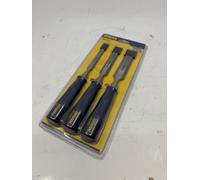 Irwin Marples M444 Bevel Edge Chisel Blue Chip Handle Set 3 Piece - TM444S3