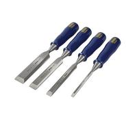 Irwin Marples M444 Blue Chip Bevel Edge Chisel Multi Colour (Set Of 4)
