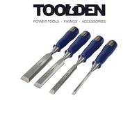 Irwin® Marples® TM444/S4 M444 Bevel Edge Chisel Blue Chip Handle Set 4 Piece