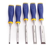 Irwin Marples MS500 All Purpose Chisel Set 5 Piece Metal Striking Cap 10503428