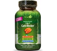 Irwin Naturals, 3-in-1 Carb Blocker, Maximum Strength, 150 Liquid Soft-Gels