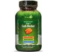 Irwin Naturals, 3-In-1 Carb Blocker, Maximum Strength, 75 Liquid Soft-Gels