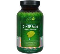 Irwin Naturals, Double Potency, 5-HTP Extra, 60 Liquid Soft-Gels