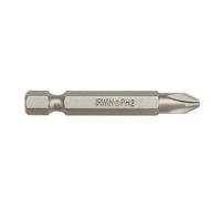 Irwin Power Screwdriver Bits, Phillips Multi Colour (Ph2 70mm Pack Of 1)