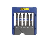 Irwin Pozidriv Impact Screwdriver Pocket Bit Set, 5 Piece Multi Colour (One Size)