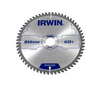 IRWIN IRW1907777 216 x 30mm 60-Teeth Professional Circular Saw Blade - Aluminium