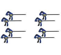 Irwin Quick Grip 530062 4-1/2" Quick-Grip One-Handed Micro Bar Clamp 4 Count