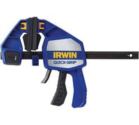 IRWIN QUICK-GRIP Heavy Duty One-Handed Bar Clamp / Spreader, 6" / 150mm, 105059
