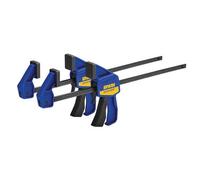 Irwin Quick-Grip Mini Bar Clamp Multi Colour (300mm (12In) Twin Pack)