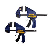 Irwin Quick-Grip Quick Change Bar Clamp 6in 150mm Twin Pack T5062QCEL7