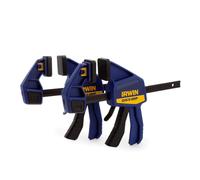 Irwin Quick-Grip Quick Change Bar Clamp 6in 150mm Twin Pack T5062QCEL7