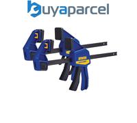Irwin Quick-Grip Bar Clamps T5122QC Quick-Change 300mm (12 in) Twin Pack