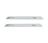 IRWIN Sabre Saw Blade Coarse Wood Cutting 228mm Pack of 2 IRWIW1016303