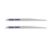 IRWIN Sabre Saw Blade Coarse Wood Cutting 305mm Pack of 2 IRWIW1016304