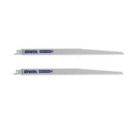 IRWIN Sabre Saw Blade Coarse Wood Cutting 305mm Pack of 2 IRWIW1016304