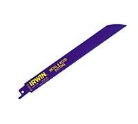 IRWIN Sabre Saw Blade for Wood and Metal Cutting 810R 200 mm Pack of 5