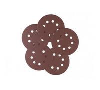 Irwin Sanding Discs Multi Colour (125mm, 10 Piece Set: 3 X K60, 3 X K80, 2 X K120 And 2 X K180)