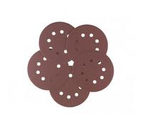 Irwin Sanding Discs Multi Colour (125mm, 5 Piece Set: 1 X K60, 1 X K80, 2 X K120 And 1 X K180)