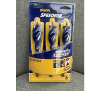 IRWIN Blue Groove 6X Wood Drill Bit Set 3 Piece 20-25mm - IRW10506627