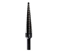 IRWIN Step Drill Bit, 1/8-Inch to 1/2-Inch Step, 1/4-Inch Shank (10231) Silver|Silver metallic
