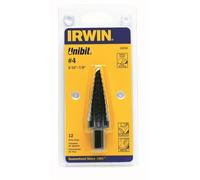 IRWIN Step Drill Bit, 3/16-Inch to 7/8-Inch, 3/8-Inch Shank (10234)