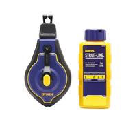 Irwin Strait-Line Iwht48443Bc-0 Speedline Pro Chalk Line Reel Set 30M