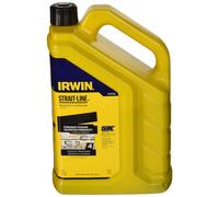 IRWIN STRAIT-LINE Permanent Marking Chalk, Midnight Black, 4 lbs (4935526) - Weatherproof & Clump-Resistant with Flip-Cap
