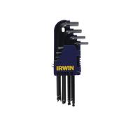 IRWIN T10757 Metric Long Arm Ball End Hex Key Set, 10 Piece Irwin Multicolor