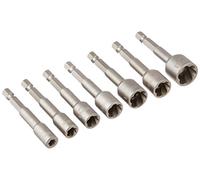 Irwin T394100 Power Grip Screw Extractors Set, 3/16 - 1/2, 7 Pieces