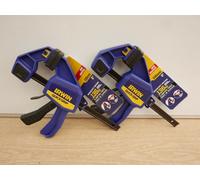 IRWIN T506QCEL7 506 6" 150mm QUICK GRIP BAR SPREADER CLAMPS x 2