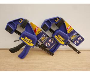 IRWIN T506QCEL7 506 6" 150mm QUICK GRIP BAR SPREADER CLAMPS x 2
