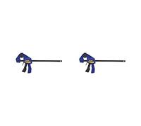 Irwin T53006EL7 Micro Clamps, Blue/Black, 115 mm (Pack of 2)