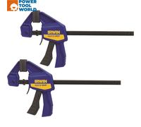 Irwin Quick-Grip Mini One-Handed Bar Clamp T5462EL7 150mm (6") 2-Pack